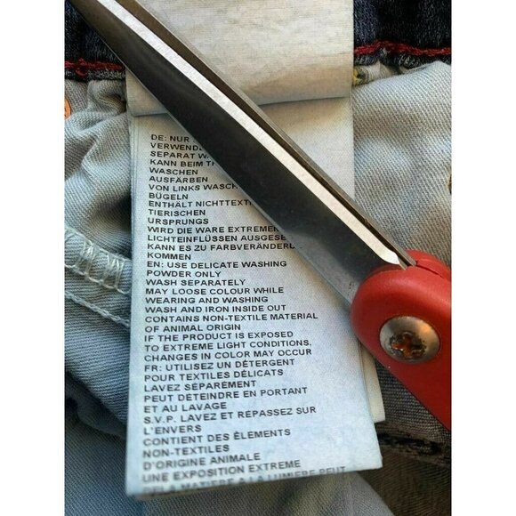 Mustang True Denim Sissy Straight Dark Blue Denim Jeans - Picture 4 of 5